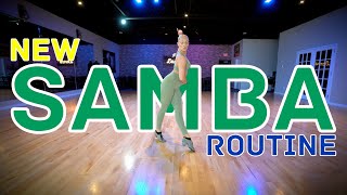 New Samba Practice Routine For All Levels  Latin Dance Tutorial [upl. by Magbie826]