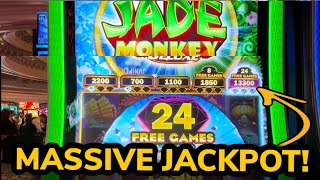 RECORD JACKPOT ON JADE MONKEY MAX BET MASSIVE [upl. by Aivalf]