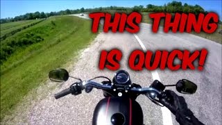 2017 Harley Davidson Roadster 060 MPH Test [upl. by Aham181]