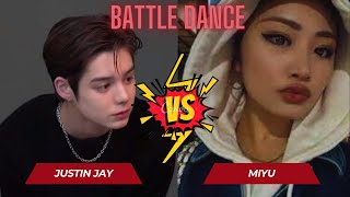 Battle of Styles Miyu vs Justin Jay  Epic Dance Showdownbattledance justinjay miyu [upl. by Wenn]