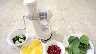 Does It Work Fruit and Vegetable Hand Juicer [upl. by Coyle]