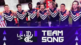 Fremantle Team Song  Round 6 v Carlton [upl. by Kilgore]