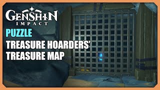 Treasure Hoarders Treasure Map The Chasm  Puzzle  Genshin Impact [upl. by Rodrigo]