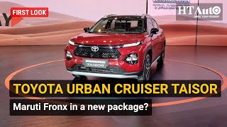 Toyota Urban Cruiser Taisor SUV launched Maruti Fronx in a new package [upl. by Helene]