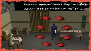 Level 3  10HP 25003000 Slayer xp  Hour Method Cleaning the Varrock Museum Finds [upl. by Atinal]