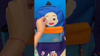 Easy CoComelon Crafts DIY Backpack 123 cocomelon shorts [upl. by Merrick]