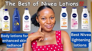 Best NIVEA body lotions for skin whitening  Best Nivea cream for skin whitening [upl. by Amalbena568]