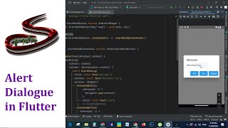 Alert Dialog Box in Flutter [upl. by Ellerrad]