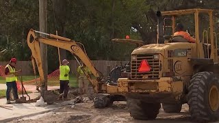 Project underway to address flooding east of downtown Sanford [upl. by Fredra]