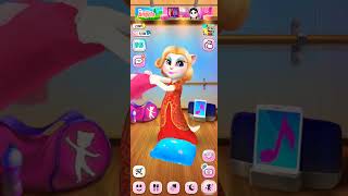 my talking angela shorts short shortvideo shortsvideo subscribe america talkingangela [upl. by Hgielanna]