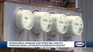 Average NH Eversource customer to see 70 increase in August bill [upl. by Imuy599]