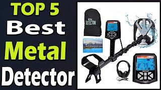 TOP 5 Best Metal Detectors Review 2024 [upl. by Gibbon]