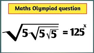 Maths Olympiad question  Find the value of x [upl. by Nilyaj]