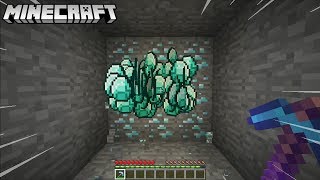 DIAMANT SPITZHACKE MIT GLÜCK 1000 IN MINECRAFT [upl. by Holloway]