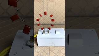 Ceramic Capacitor vs 220V Electricity experiment electrical [upl. by Caddric]