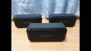 Tronsmart 《Force Pro》 60W 藍芽喇叭 3台串聯播放 [upl. by Ahsimat222]