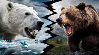 Polar Bear vs Grizzly Bear Who will Win [upl. by Oirram]