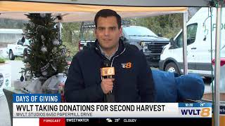 Help Second Harvest at the WVLT station today [upl. by Onaicilef]