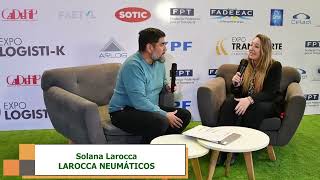 Expo Logistik 2024  Entrevista a Solana Larocca de Larocca Neumáticos [upl. by Namrac]