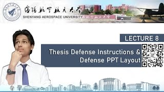 Lecture 8 Thesis Defense Instructions amp Defense PPT Layout [upl. by Ahouh]