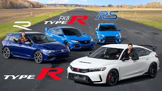 2023 Honda Civic Type R vs The Competition  Drag Race Lap Times amp Review [upl. by Annaig]