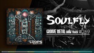 Groove Metal Drum Track  Soulfly Style  90 bpm [upl. by Hammond603]