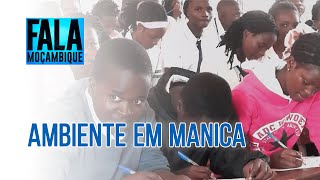 Alunos em Chimoio participam de testes finais em meio as tensões em Moçambique ‪PortalFM24 [upl. by Lesly]