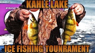 ICE FISHING TOURNAMENT KAHLE LAKE 2016  Western Pennsylvania Hardwater Series 2 [upl. by Nuahc]