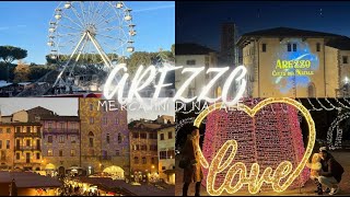 AREZZO  mercatini di Natale 2024 💫🎄 [upl. by Jamille]