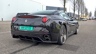 Ferrari California Novitec Rosso  Lovely Exhaust Sounds [upl. by Sairu]