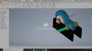 GEAR TRAIN DESIGN USING AUTODESK INVENTOR [upl. by Eenafets]