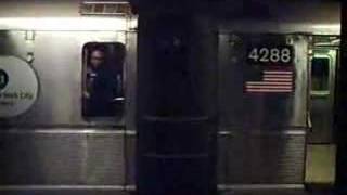 D train at BroadwayLafayette Street [upl. by Esiahc]