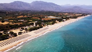 the most beautiful beaches on Crete  GEORGIOUPOLIS BEACH CRETE  GREECE [upl. by Anirt]