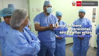 MINISTRA DE SALUD INSPECCIONA HOSPITAL DOS DE MAYO [upl. by Ahsielat]