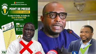 🛑DIRET Conférence de presse Coalition Saam Sa Kaddu [upl. by Undine633]