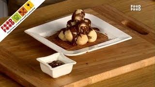 Profiteroles With Chocolate Sauce  Easy and Delicious Chocolate Recipe  Dessert Recipe [upl. by Wiltz]