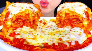 ASMR MUKBANG  Cheesy Lasagna  Eating Sounds  ASMR Phan [upl. by Nagey]