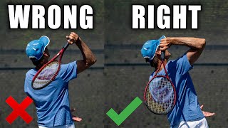 How To IMPROVE Your Racket Drop Right Away  Tennis Serve Lesson [upl. by Adile]