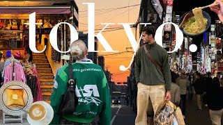 TOKYO VLOG 🇯🇵  Exploring Shibuya Thrifting in Shimokitazawa amp Eating Our Way Through The City [upl. by Llehsor118]