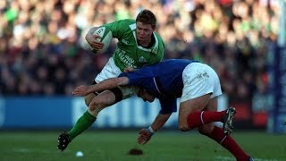 RBS 6 Nations Greatest Moments Brian O Driscoll Try Ireland v France 2001 [upl. by Ariaz758]