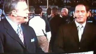 STEVE YOUNG AND MATT MILLEN FIGHT DURING MONDAY NIGHT FOOTBALL [upl. by Kirshbaum]