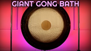 Stress Relief Sound Bath with a 50quot Paiste Gong  Deep Droning Meditation for Sleep and Relaxation [upl. by Adrahs]