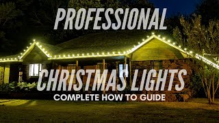 How to Install Christmas Lights on Your Roof Like a Pro [upl. by Bluhm]