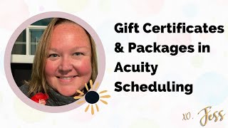 How to set up Packages and Gift Certificates in Acuity Scheduling [upl. by Otis]