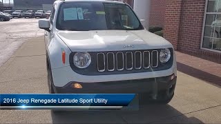 2016 Jeep Renegade Latitude Sport Utility Canton North Canton Massillon Jackson Akron [upl. by Sined]