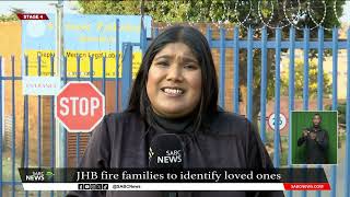 JHB CBD Fire  Families advised to visit Diepkloof mortuary to identify loved ones [upl. by Prudi146]