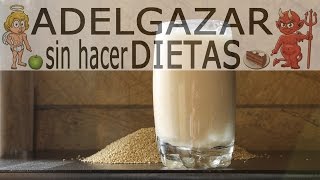 LECHE DE QUINOA O QUINUA  ADELGAZAR SIN HACER DIETAS [upl. by Silecara697]