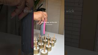 Smooth candle tops  Wood Wick satisying candles woodwick wax asmr [upl. by Aivila]