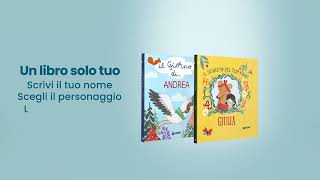 Libri personalizzati Giunti Editore Animazione [upl. by Enirrok]