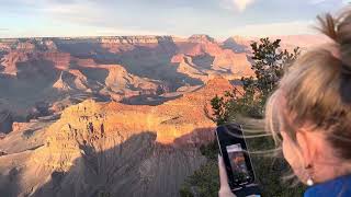 Grand Canyon South rim at Sunset April 19 2024 [upl. by Tnafni]